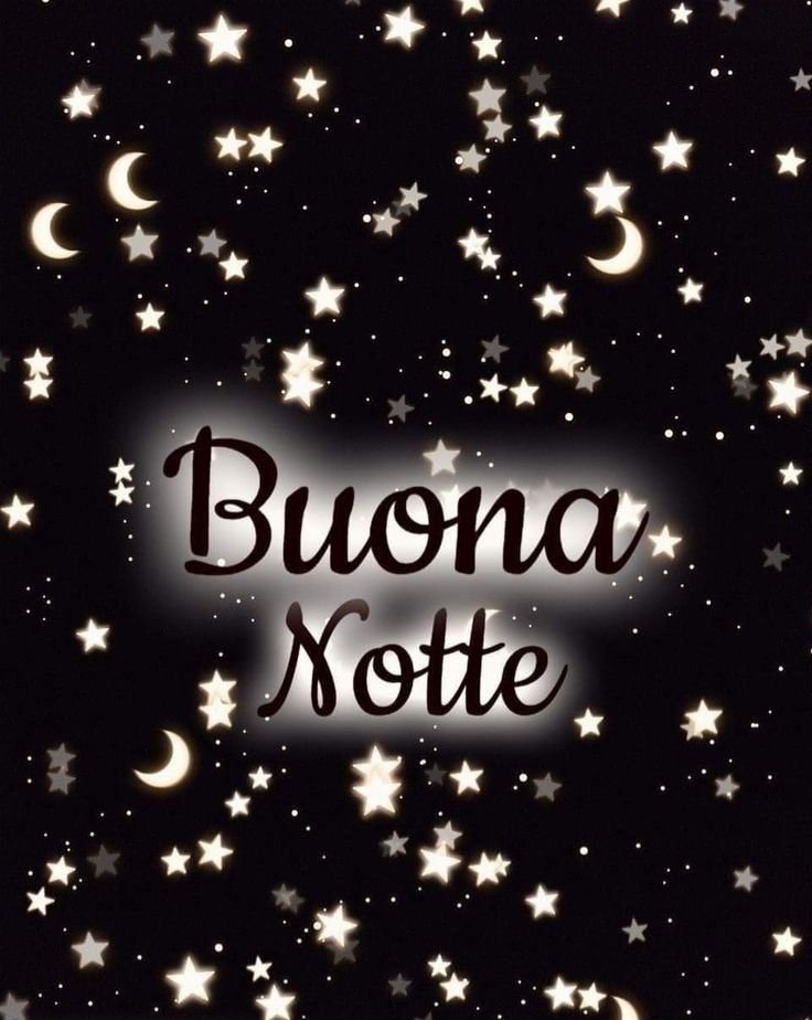 buonanotte a domani un bacio