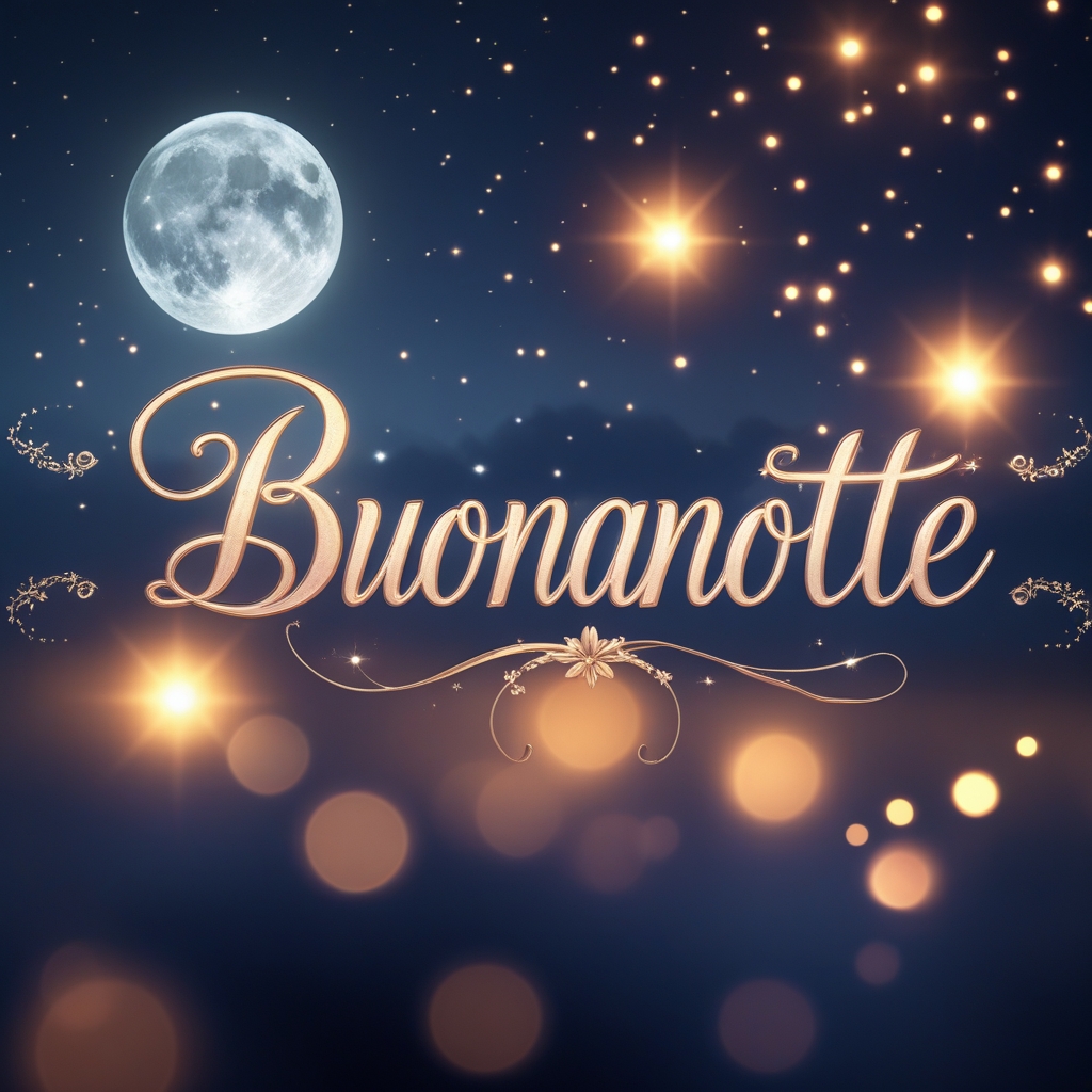 buonanotte immagini musica e parole