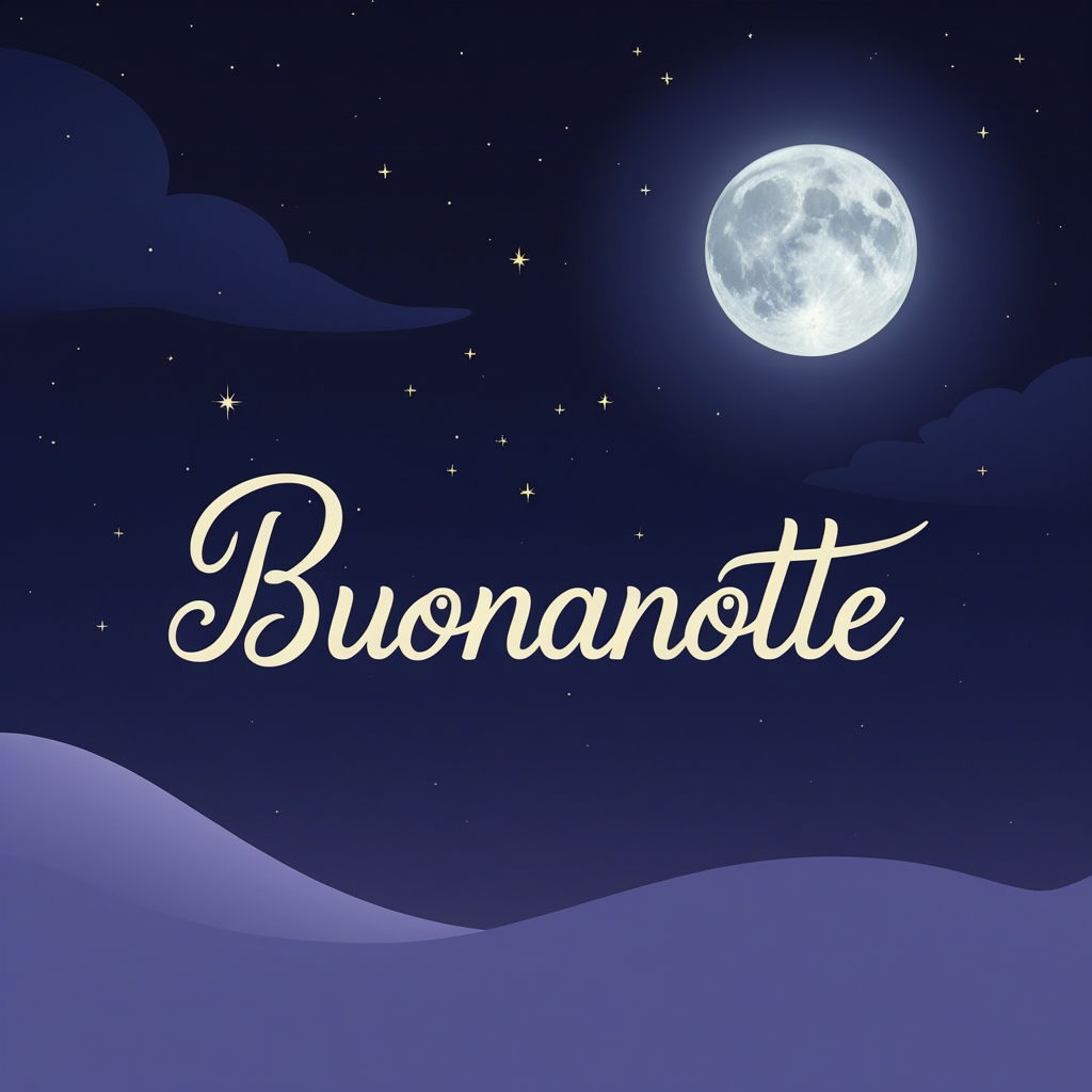 immagini buonanotte con luna